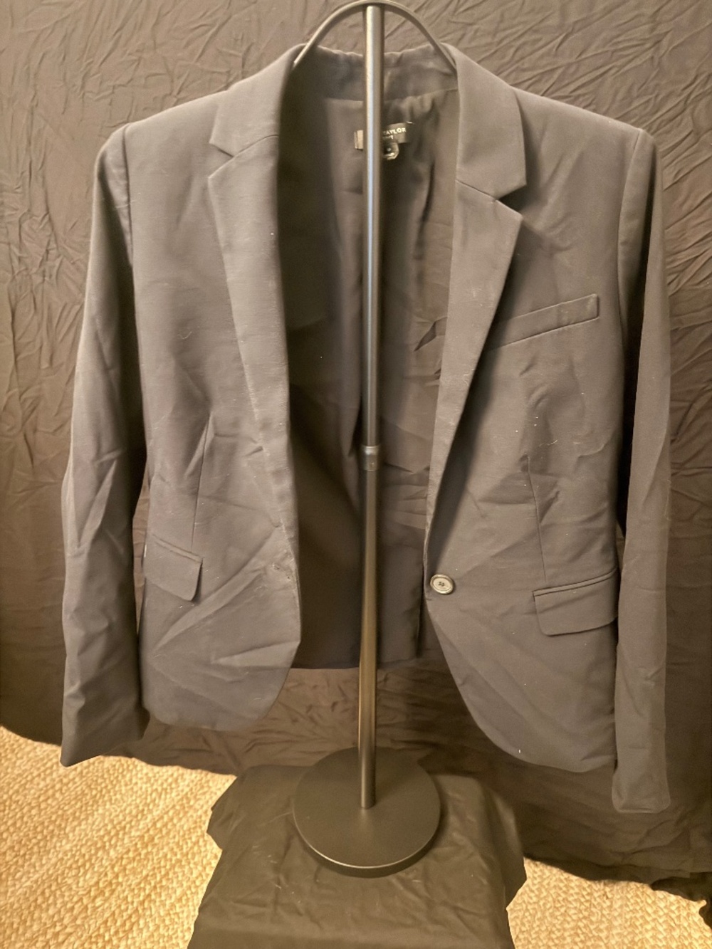 Black suit jacket